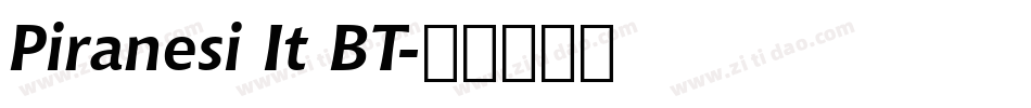Piranesi It BT字体转换